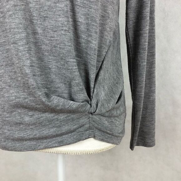 Sz S Calvin Klein Gray Sequin Top - Picture 6 of 8